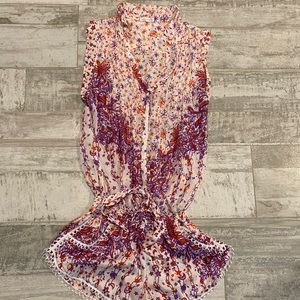Poupette St. Barth silk romper